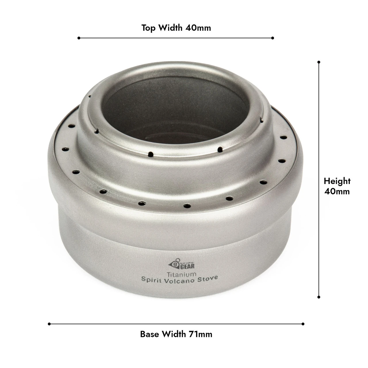 Spirit Volcano Titanium Alcohol Stove 4 Spirit Volcano Titanium Alcohol Stove - Image 2