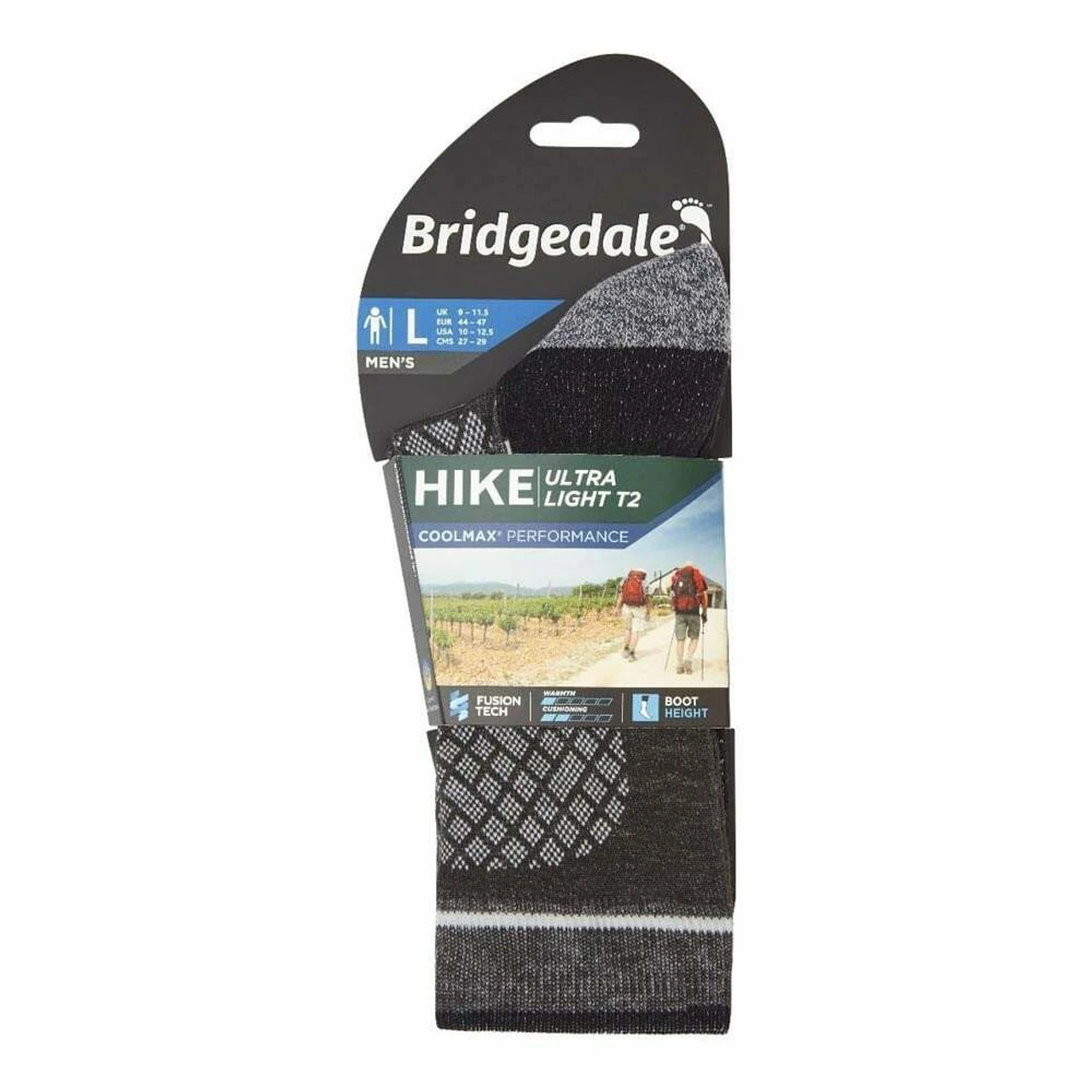 Bridgedale Hike Ultra Light Coolmax Performance Socks 7 Bridgedale Hike Ultra Light Coolmax Performance Socks - Image 5