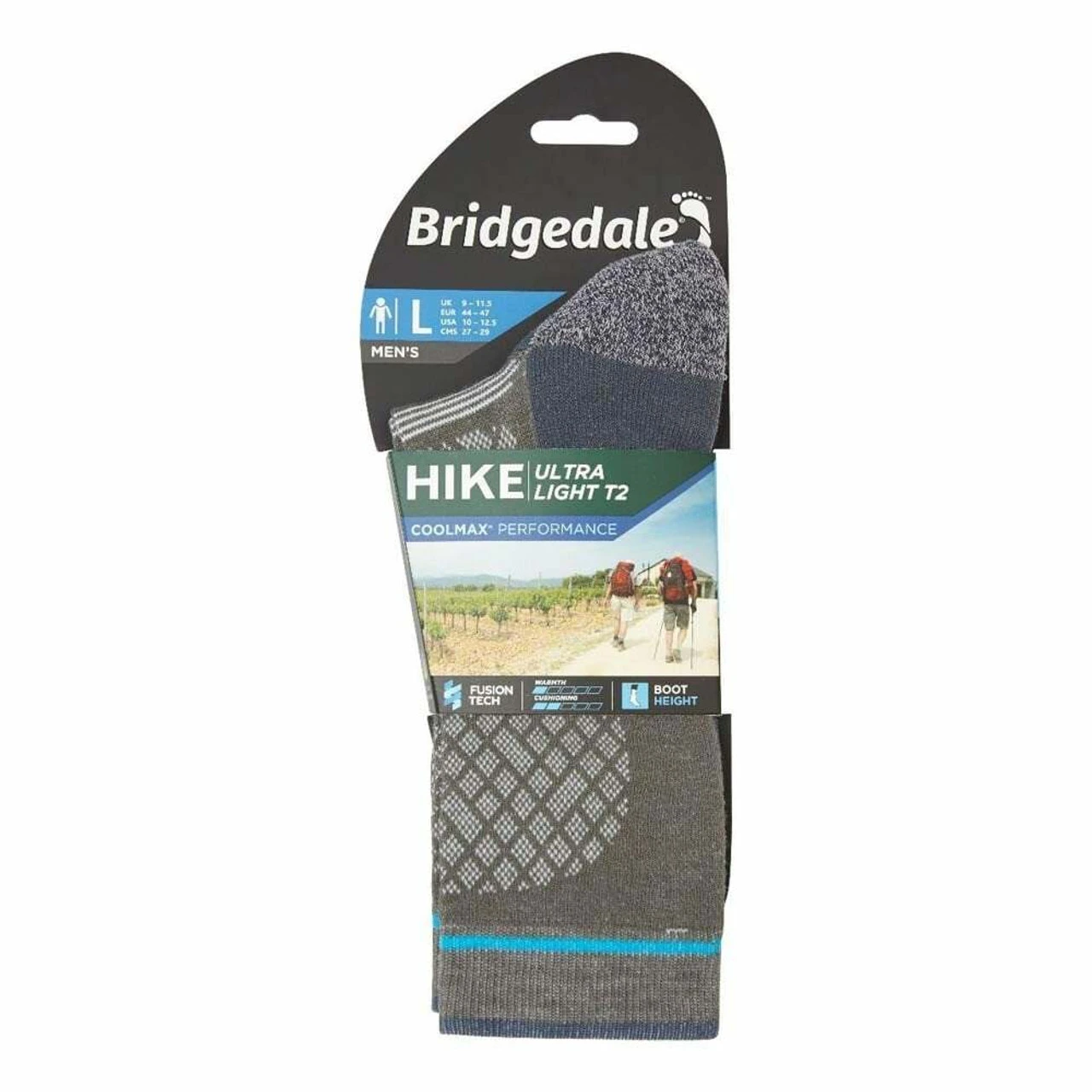 Bridgedale Hike Ultra Light Coolmax Performance Socks 8 Bridgedale Hike Ultra Light Coolmax Performance Socks - Image 6