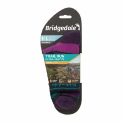 Bridgedale Womens Trail Run Ultra Light T2 Merino Sport 3/4 Crew Socks -Campings Zone bridgedale womens trail run ultra light t2 merino sport 34 crew socks 16262.1655305509