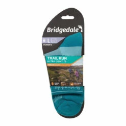 Bridgedale Womens Trail Run Ultra Light T2 Merino Sport 3/4 Crew Socks -Campings Zone bridgedale womens trail run ultra light t2 merino sport 34 crew socks 51555.1655303188