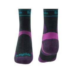 Bridgedale Womens Trail Run Ultra Light T2 Merino Sport 3/4 Crew Socks -Campings Zone bridgedale womens trail run ultra light t2 merino sport 34 crew socks 98025.1655332374
