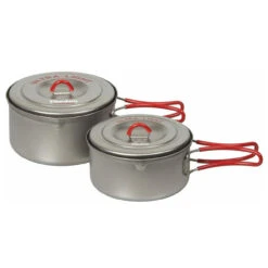 ECA259R Titanium Ultralight Pot Set S (600ml & 900ml)