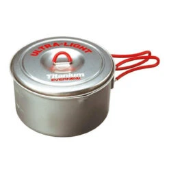 ECA259R Titanium Ultralight Pot Set S (600ml & 900ml) -Campings Zone evernew eca259r titanium ultralight pot set s 600ml and 900ml 87890.1655221423