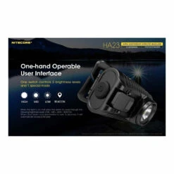 Nitecore HA23 Ultralight Headlamp 11 Nitecore HA23 Ultralight Headlamp -Campings Zone nitecore ha23 ultralight headlamp 250 lumens 62479.1655217130