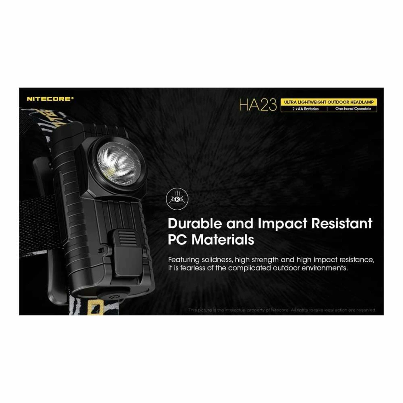 Nitecore HA23 Ultralight Headlamp 7 Nitecore HA23 Ultralight Headlamp - Image 5