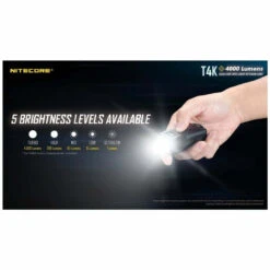 Nitecore T4K Rechargeable Light -Campings Zone nitecore t4k rechargeable light 4000 lumens 36507.1655219329
