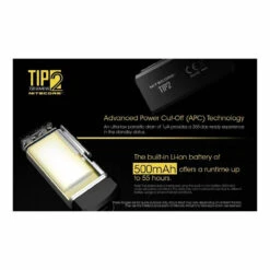 Nitecore TIP 2 USB Rechargeable Light -Campings Zone nitecore tip 2 usb rechargeable light 720 lumens 04511.1655214181