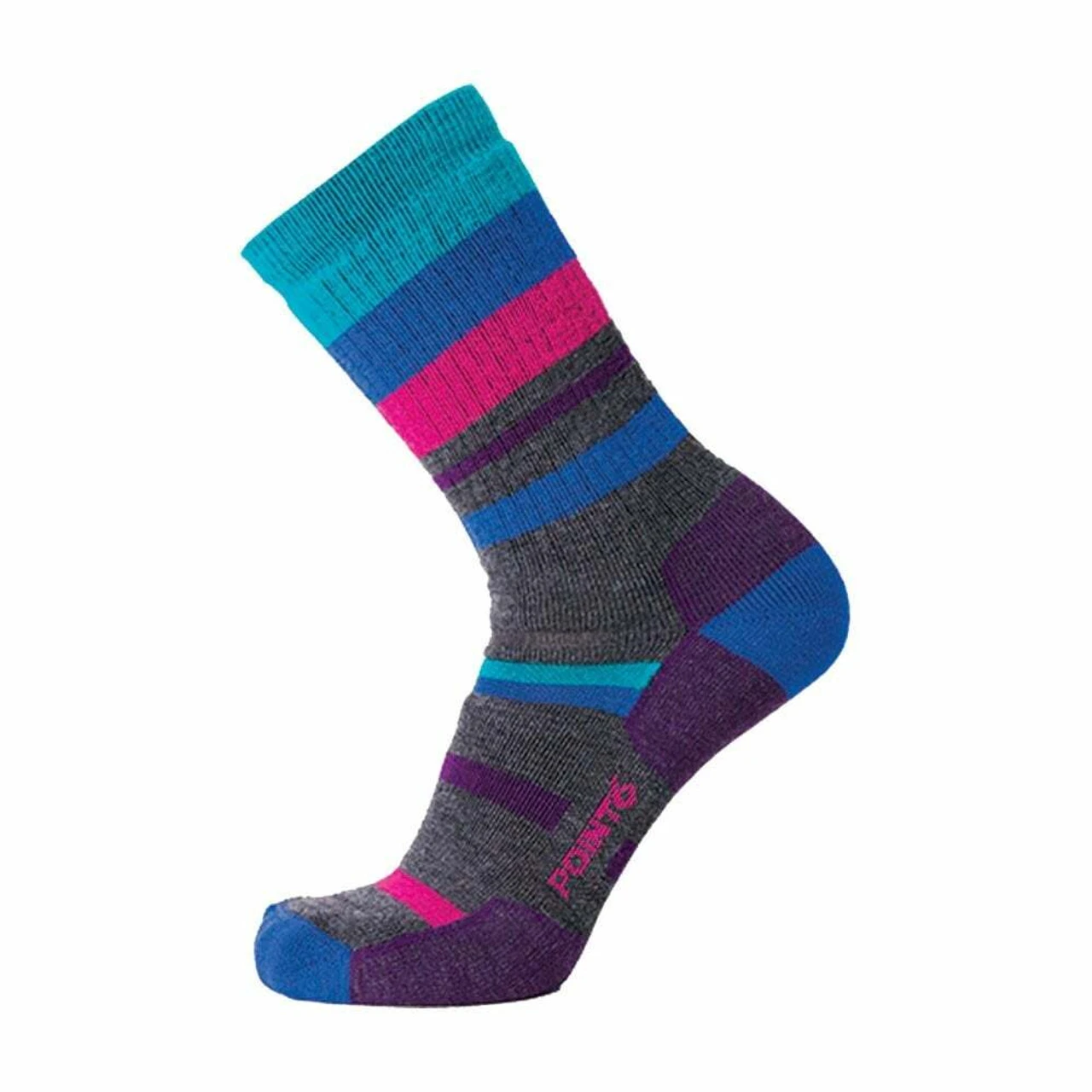 37.5 Hiking Mixed Stripe Medium Crew Socks 5 37.5 Hiking Mixed Stripe Medium Crew Socks - Image 3