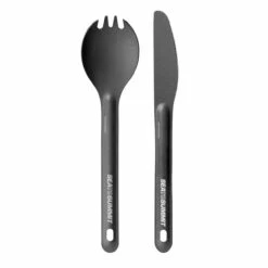 Sea To Summit Alphalight Alloy Cutlery Set - Knife & Spork (2pc)