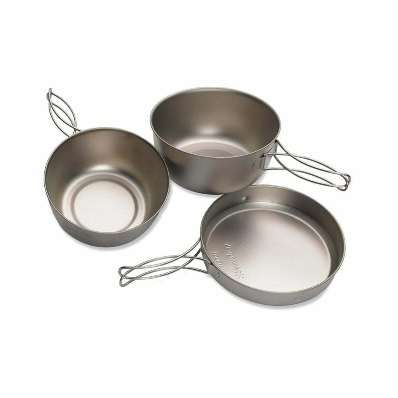 Snow Peak Titanium 3 Piece Cookset 3 Snow Peak Titanium 3 Piece Cookset