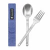 Snow Peak Titanium Fork & Spoon Set 2 Snow Peak Titanium Fork & Spoon Set -Campings Zone snow peak titanium fork and spoon set 64127.1680263008