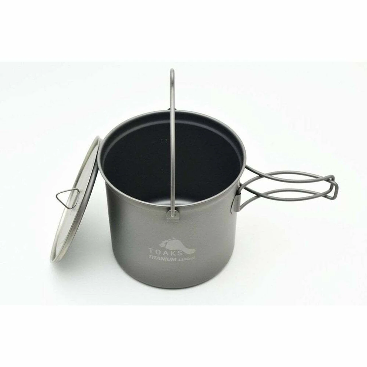 Titanium 1100ml Pot With Bail Handle 4 Titanium 1100ml Pot With Bail Handle - Image 2