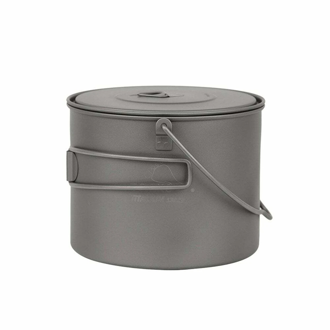 Titanium 1300ml Pot With Bail Handle 3 Titanium 1300ml Pot With Bail Handle