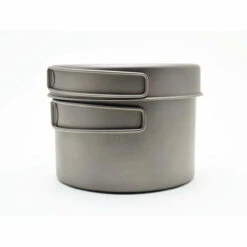 Titanium 1300ml Pot With Pan