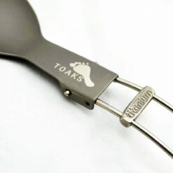 Titanium Folding Spoon -Campings Zone toaks titanium folding spoon 45284.1655338247
