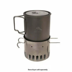 Titanium TiStand (Alcohol Stove Dual Stand And Windscreen) -Campings Zone toaks titanium tistand alcohol stove dual stand and windscreen 09403.1655218008